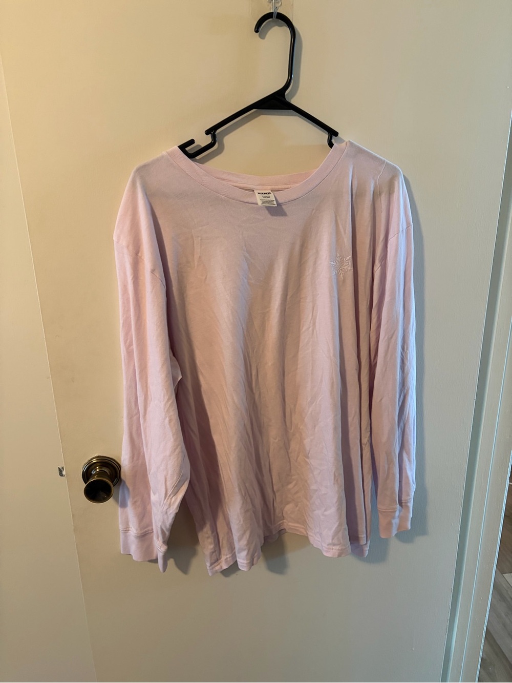 PINK Victoria's Secret Pale Lavender Crewneck Tee